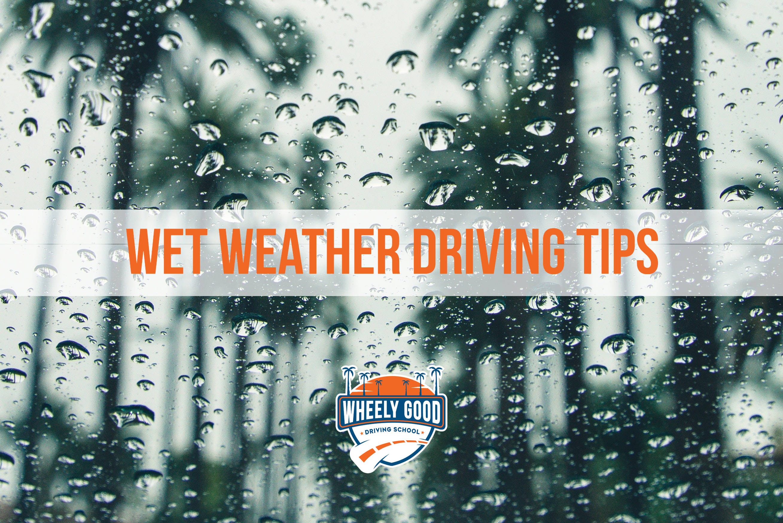 Tips for new drivers traveling on wet roads.